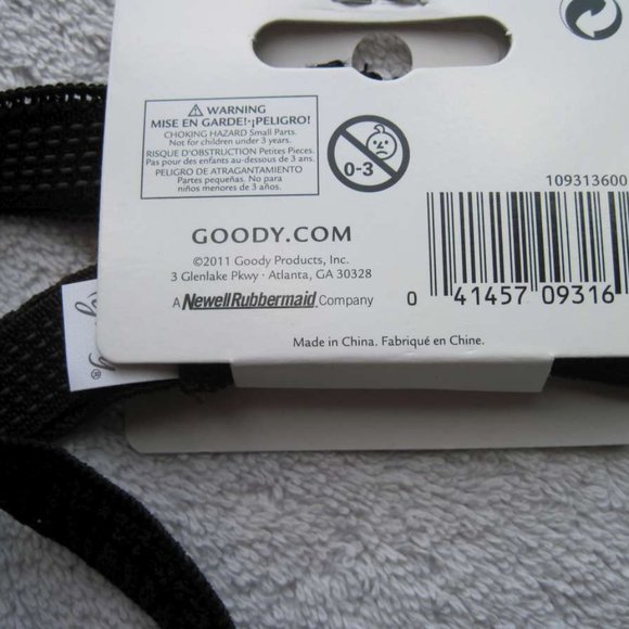 2 Goody Black Brown Brunette Stay Put Slide Proof Secure Fit Hold Head Bands - Picture 6 of 7